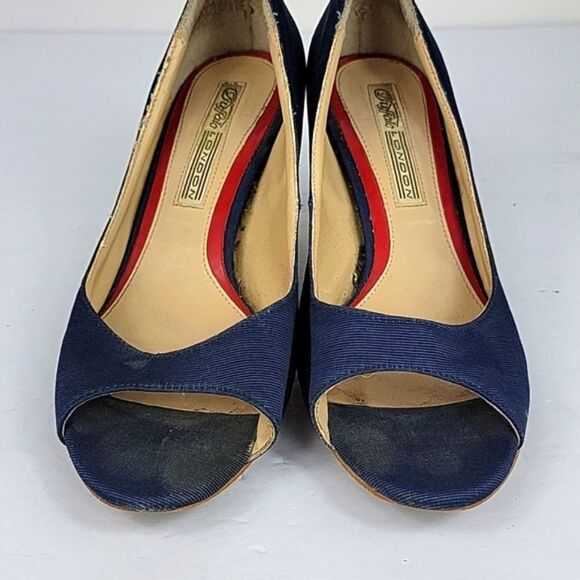 Buffalo London Open Toe Blue Heel - Picture 4 of 16